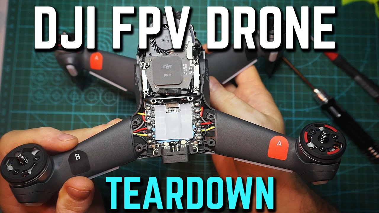 Дрон DJI FPV — разборка и обзор