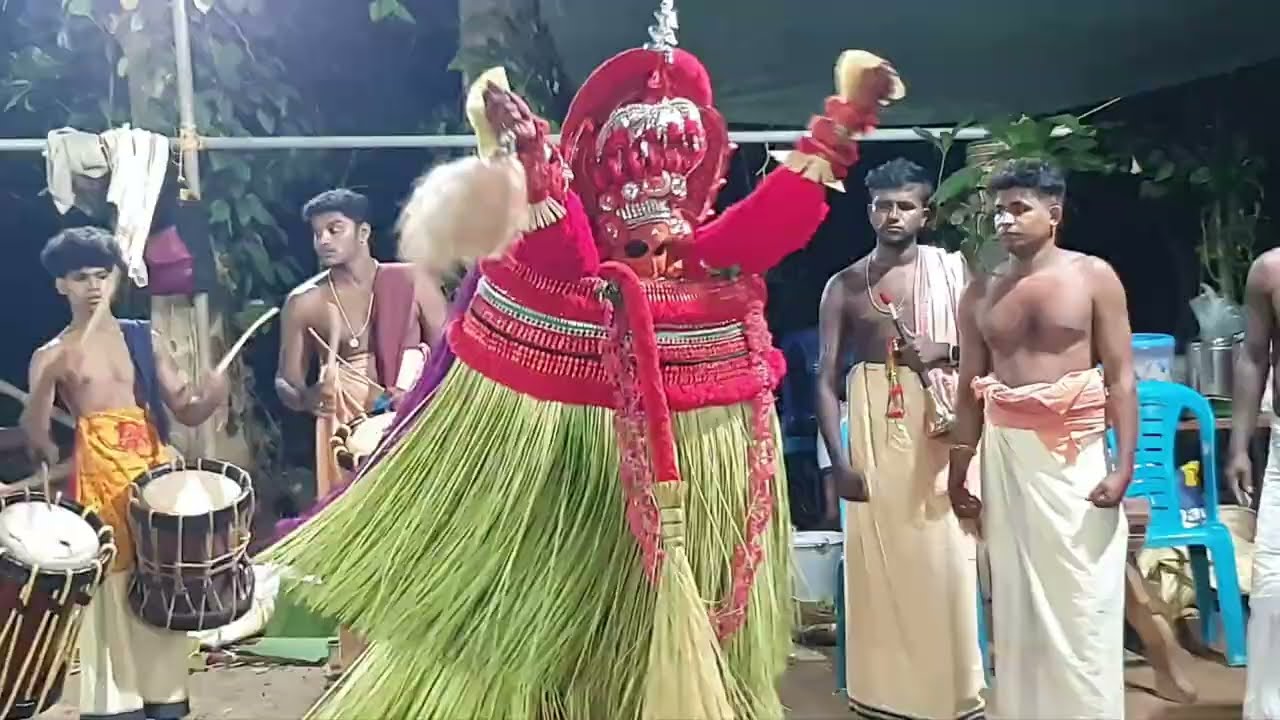 വിഷ്ണു മൂർത്തി തെയ്യം -  ചേടികുന്നം ഇല്ലം കളിയാട്ടം