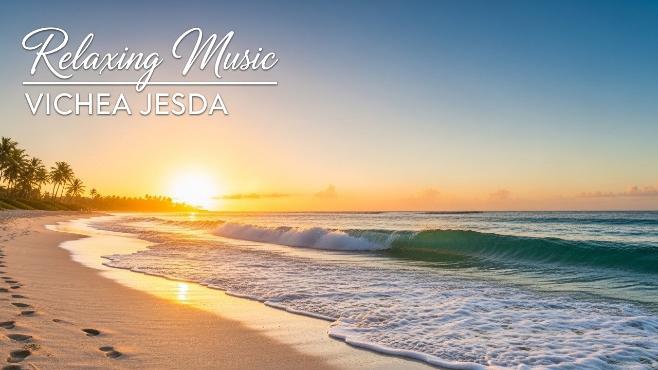 Relaxing Music with Ocean Waves: Beautiful Piano, Sleep Music, Stress Relief, Wave Sounds