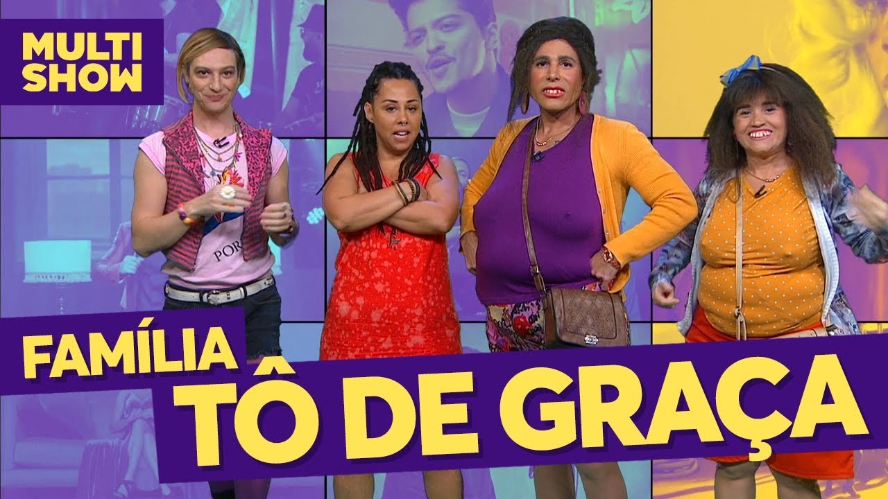 Família TÔ DE GRAÇA | Graça + Maico + Marraia + Briti | Tô De Graça | TVZ | Música Multishow