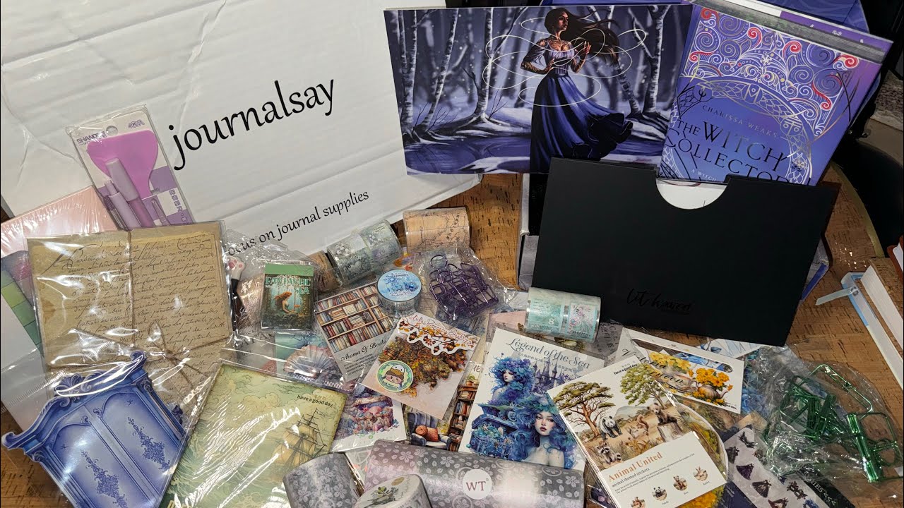 Life in chaos: ✨Surprise unboxings from Journalsay and The Washi Tape Shop + Book Mail! ✨