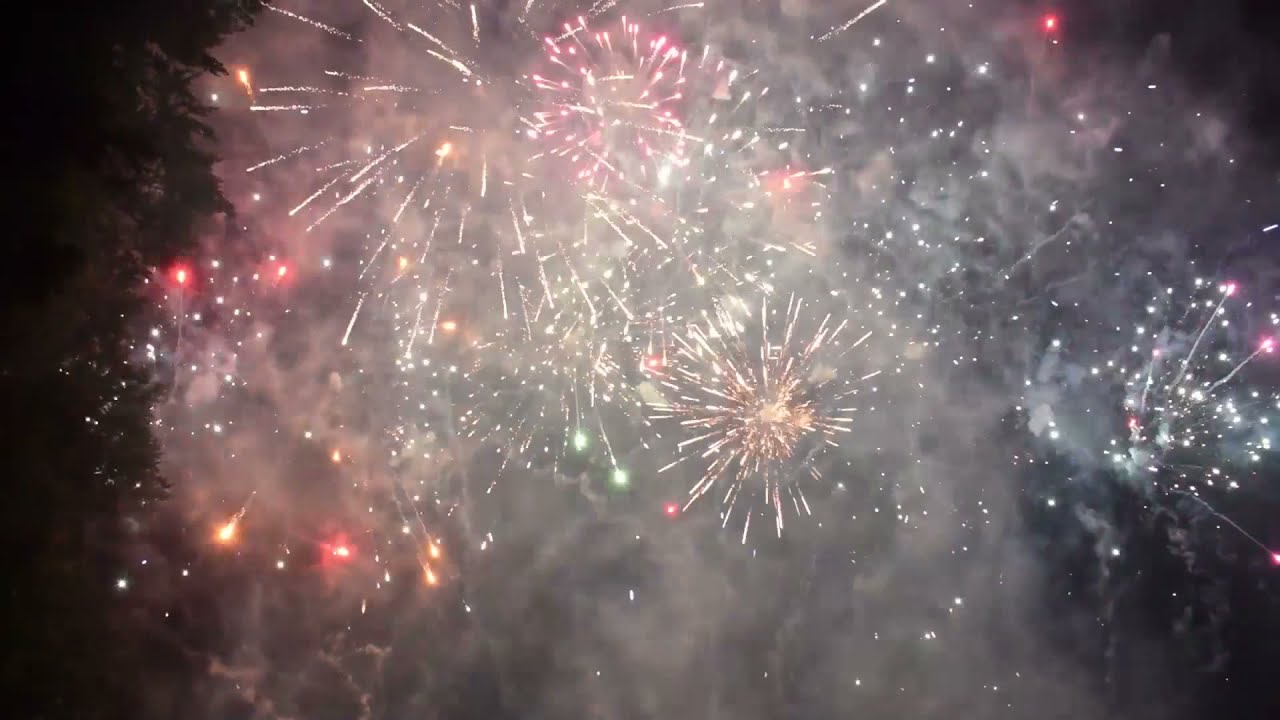 Feu artifice anniversaire 18 Ans Evann