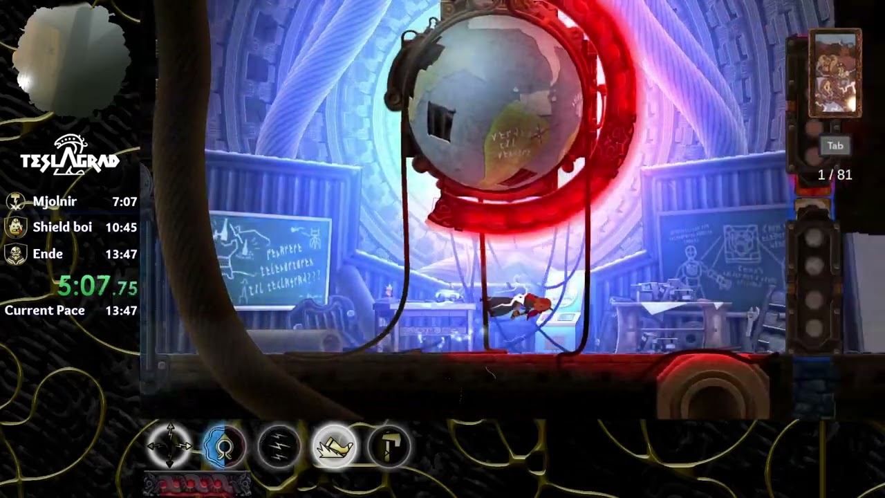 Teslagrad 2 any% speedrun - 12:38 (WR when set)