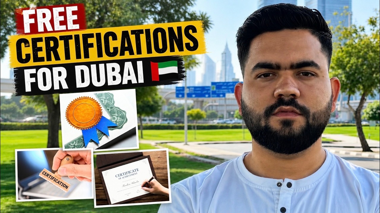 Free Certifications for Dubai Jobs 2026 🇦🇪 | Top 10 FREE Certificates to Get Hired