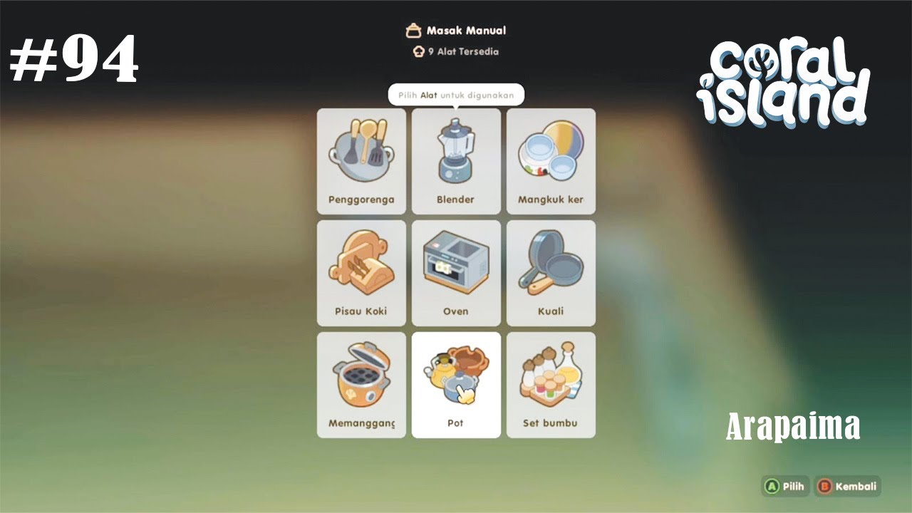Mari Kita Memasak Untuk Misi Sang Dewi - Coral island Part 95
