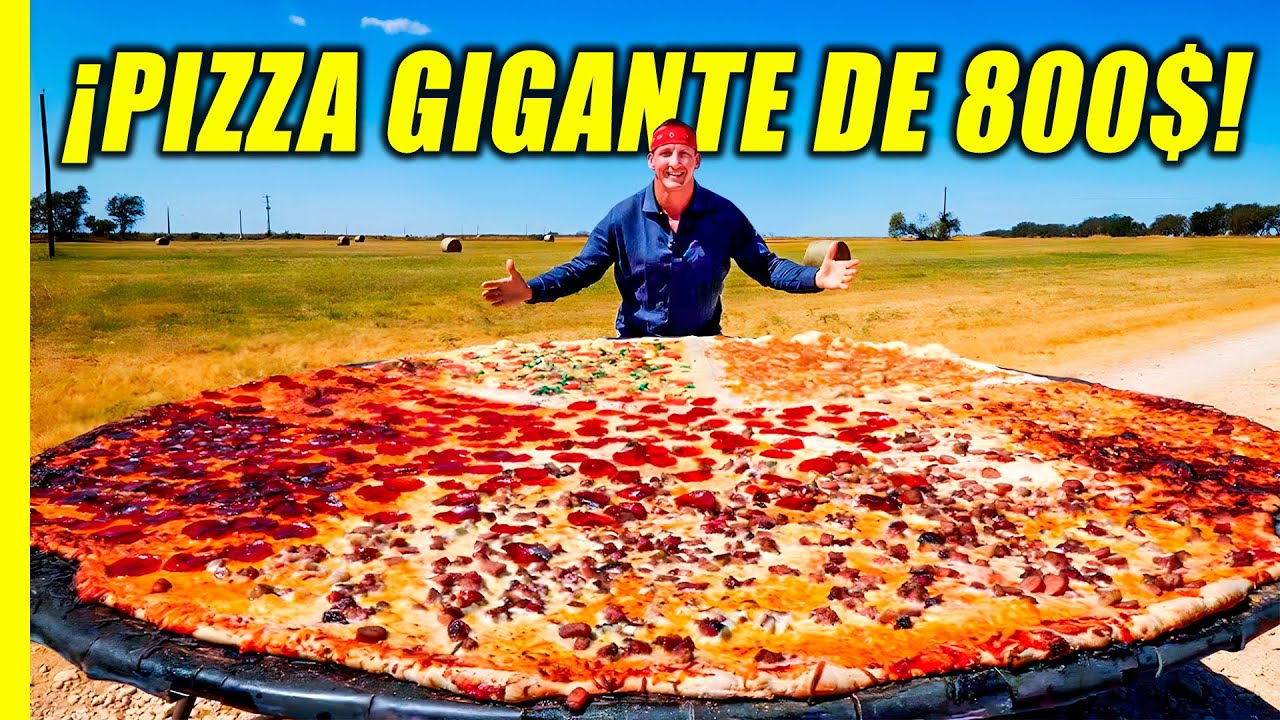 &iexcl;&iexcl;PIZZA de 5$ VS PIZZA de 800$!! &iexcl;&iexcl;&iexcl;Todo es MAS GRANDE en Texas!!!