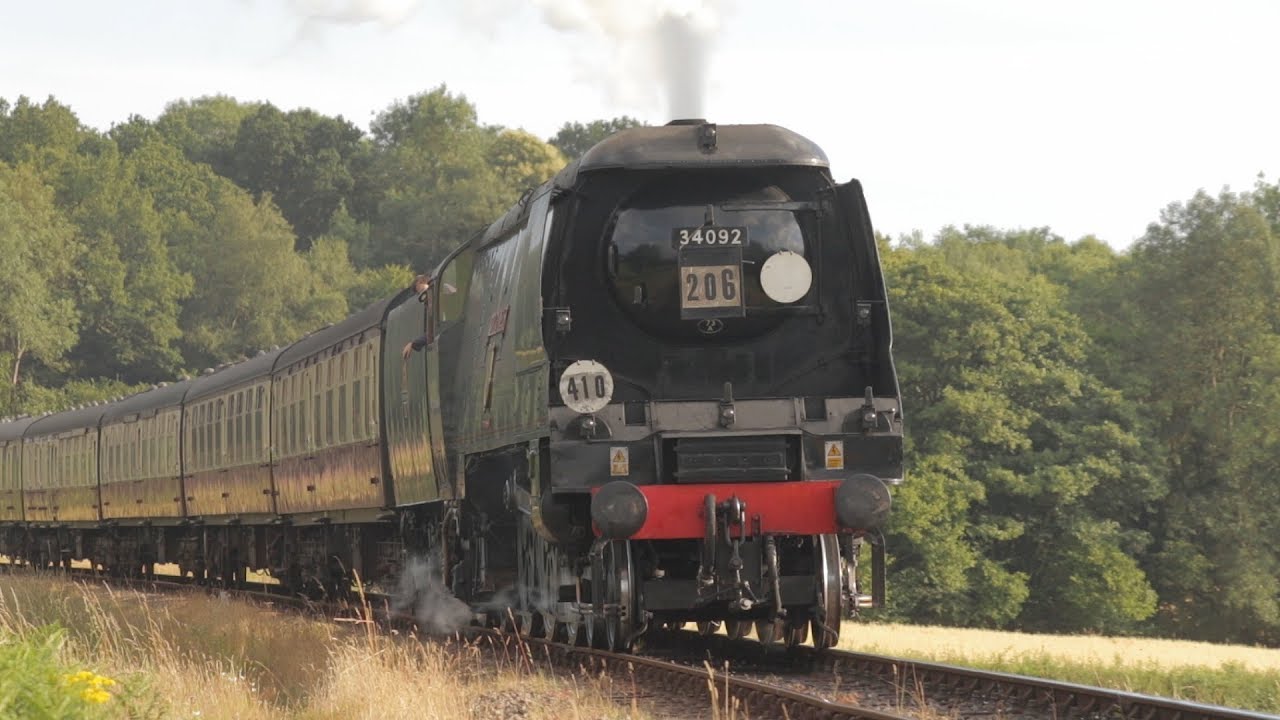 34092 City of Wells at the Bluebell Railway, July 17