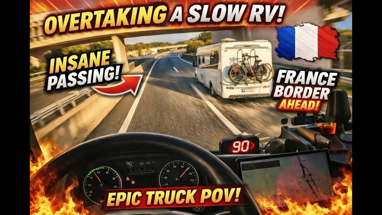 Leaving Spain 🇪🇸 | Fuel Stop Near Figueres → Entering France 🇫🇷 (Real Truck Life)