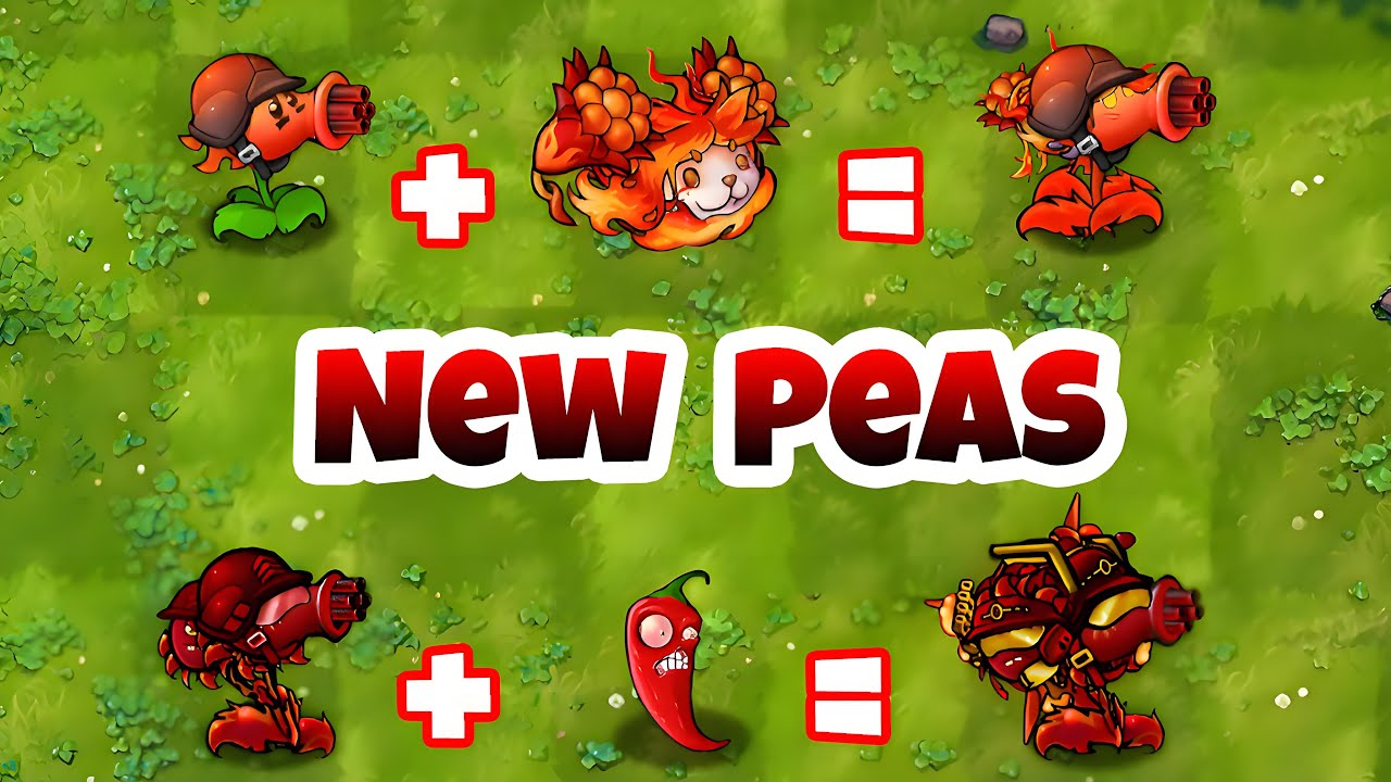 PVZ Fusion 3.3 Discover New Plants -  THIS NEW KING PEAS IS OVER POWER