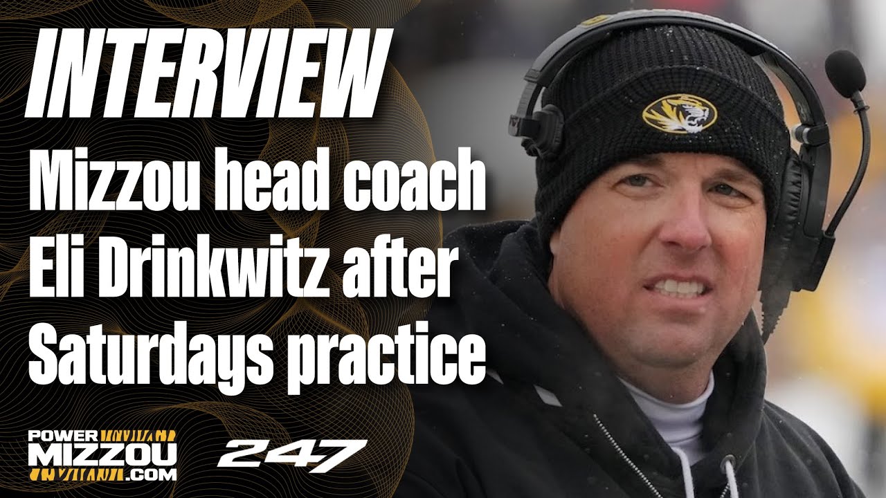 Mizzou head coach Eli Drinkwitz after Saturdays practice