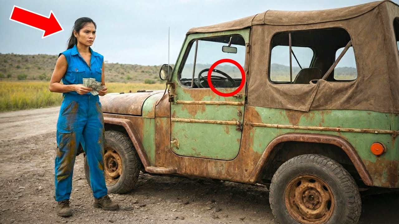 BINILI NIYA ANG LUMANG JEEP SA MURANG HALAGA… ANG NATAGPUAN SA ILALIM NG UPUAN AY NAKAGULAT
