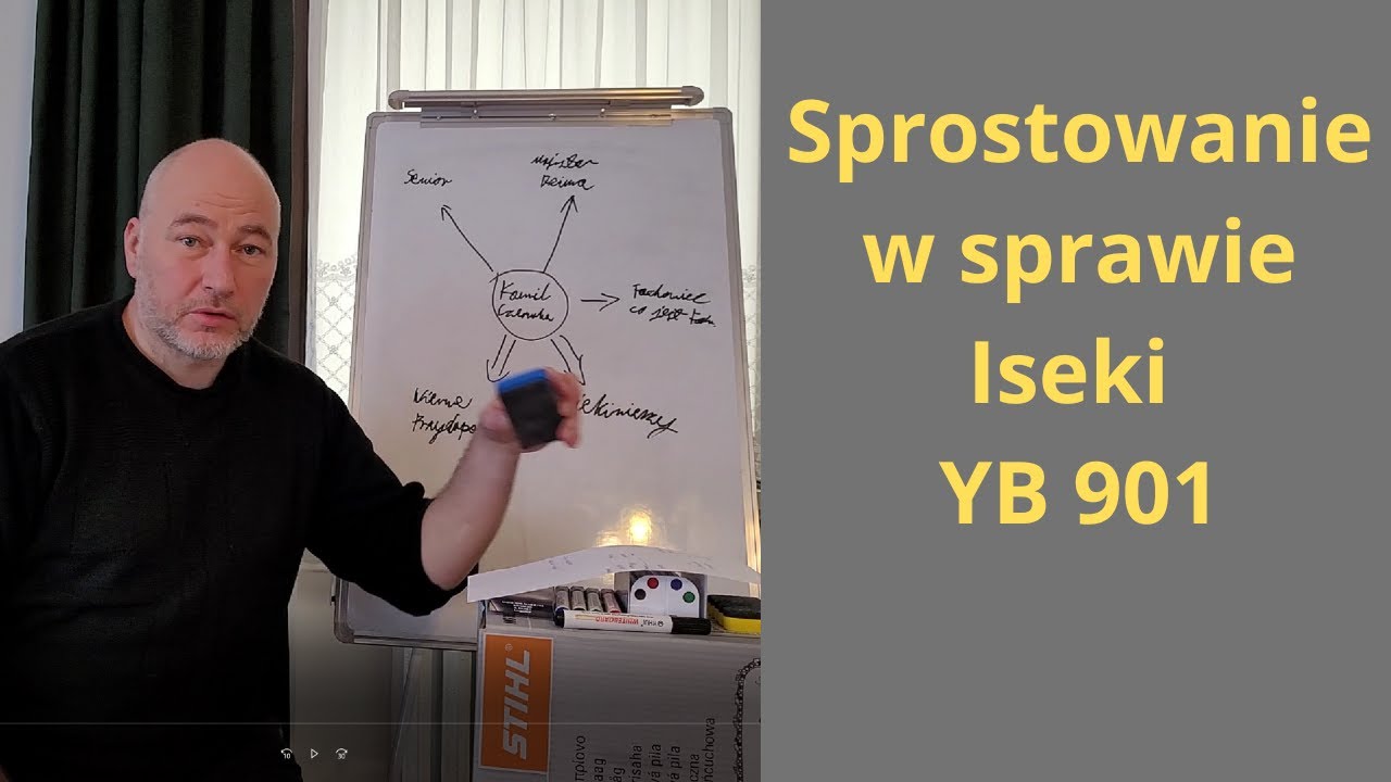 Sprostowanie w sprawie Iseki YB 901, przed kolejnymi odcinkami.