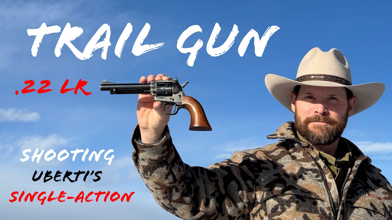 .22 TRAIL GUN! Shooting Uberti's Single-Action 