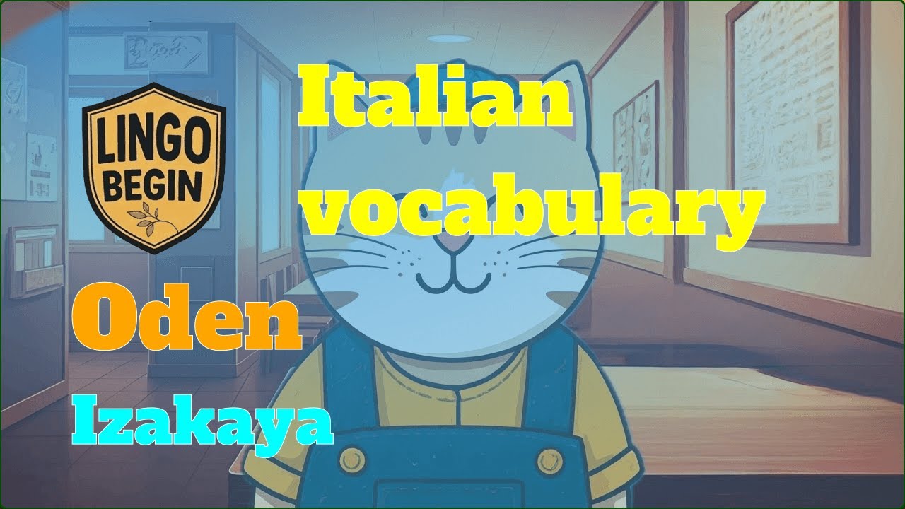 Italian vocabulary for Beginners | Oden | Izakaya #audiobook #italianlearning  #italian  #beginners