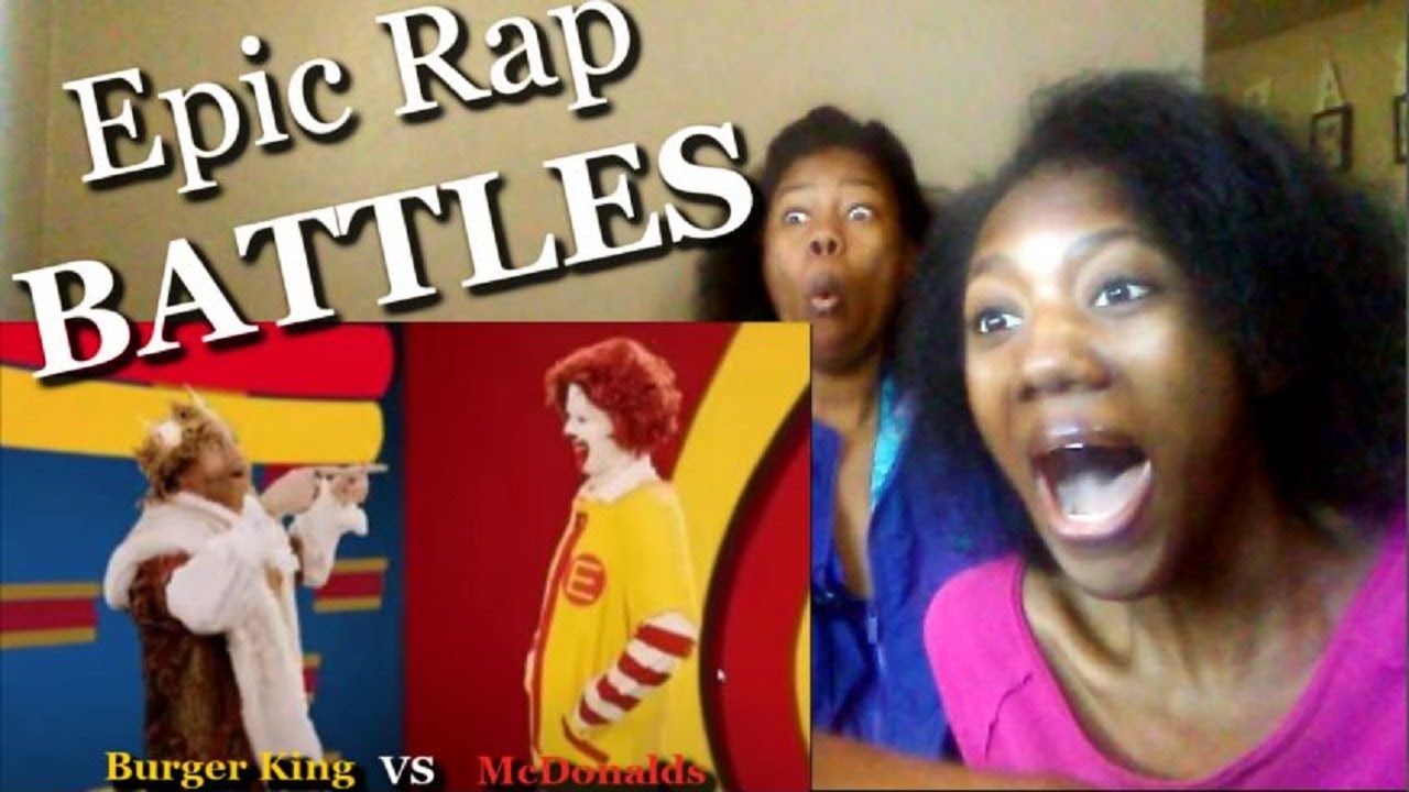 Mcdonalds Vs Burger King Reaction | Epic Rap Battles Of History | Katherine Jaymes