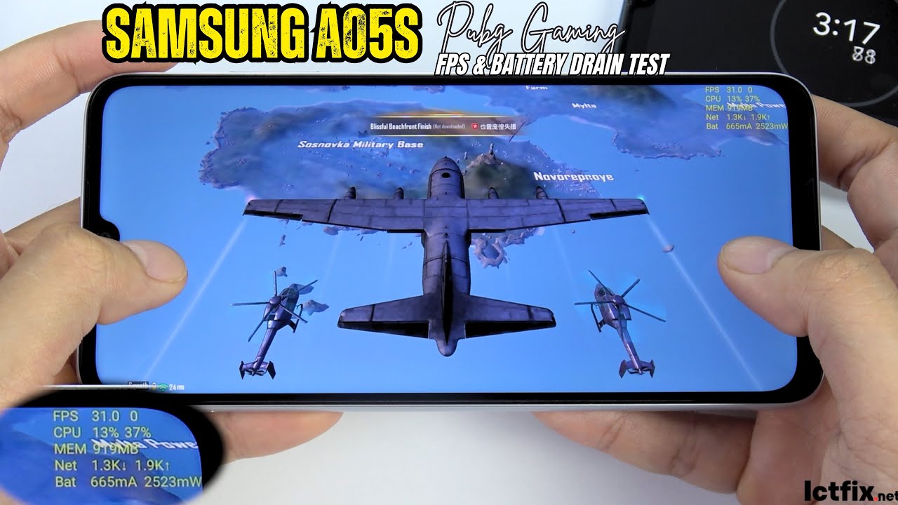 Samsung Galaxy A05s PUBG Mobile Gaming test | Snapdragon 680