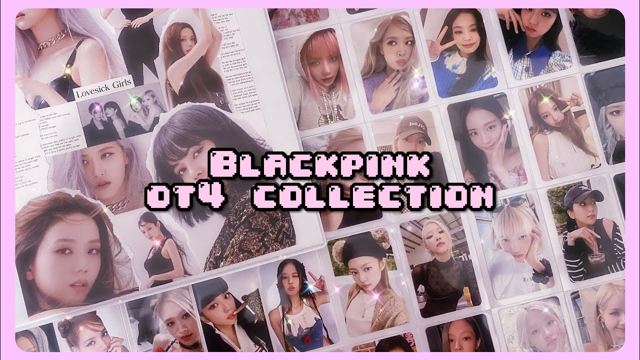 sorting blackpink photocards into my ot4 binder | updating my ults collection✨