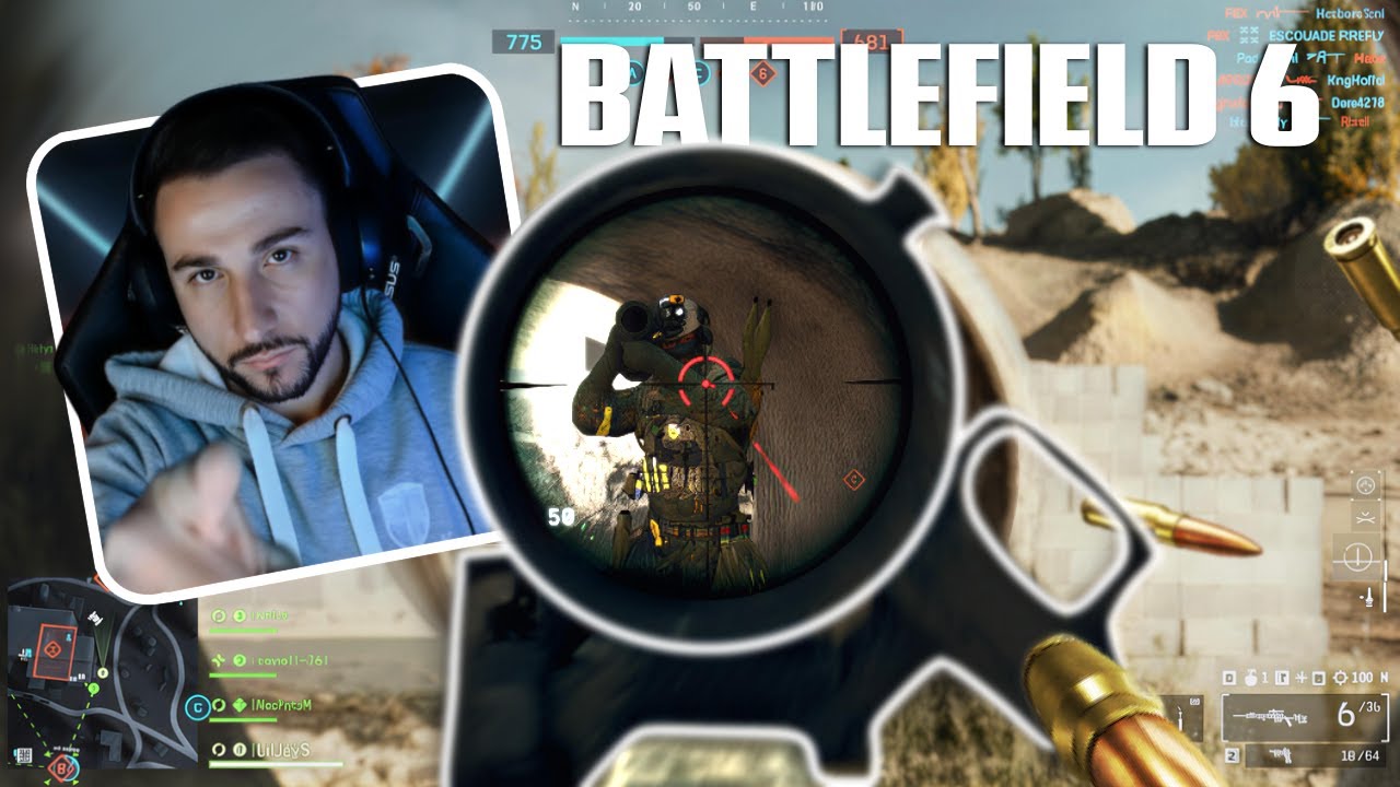 Battlefield 6 : la game QUI PART EN VRILLE… Sniper, explosions et karma !
