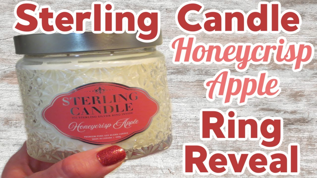 Sterling Candle Ring Reveal - Honeycrisp Apple Candle!