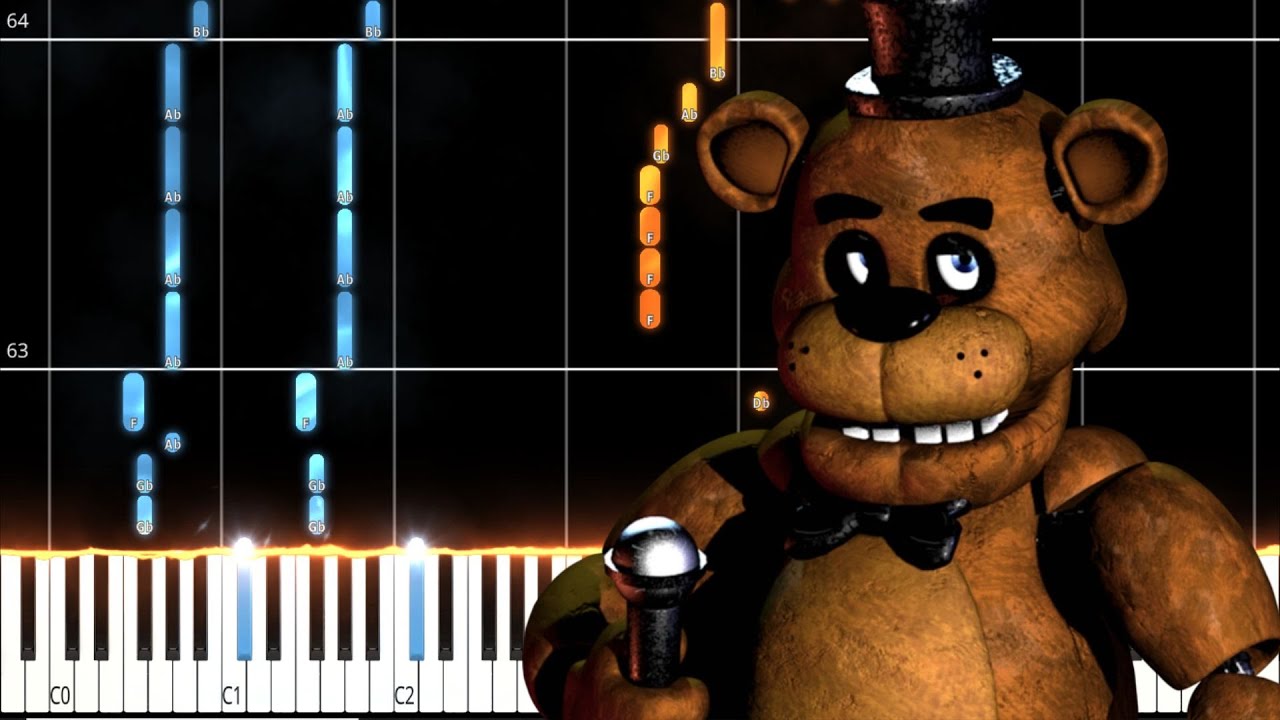 Five Nights at Freddy's 3 | Die in Fire  PIANO TUTORIAL (Sheet in the description)