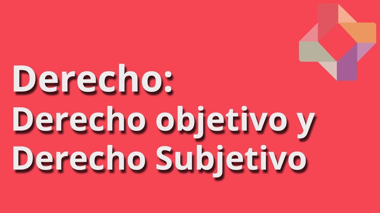 Derecho objetivo y Derecho Subjetivo - Derecho - Educatina