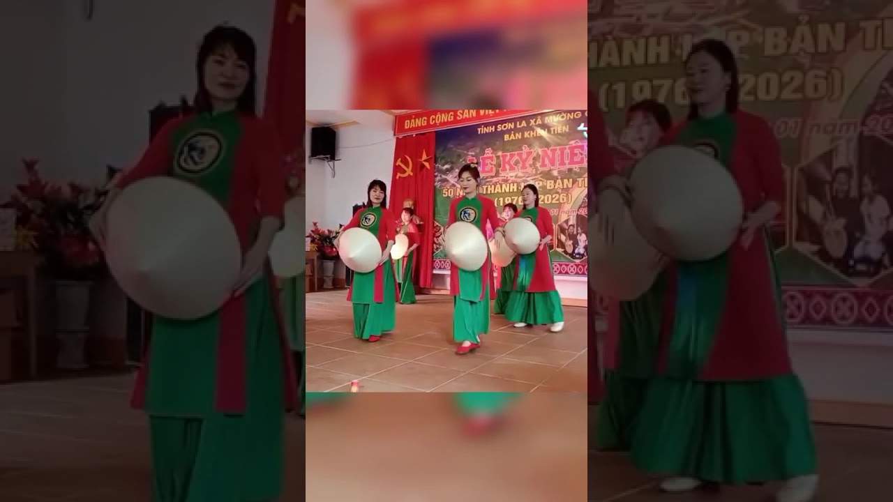 Múa nón, Tự Hào Việt Nam, đội múa U 25 và U 50 Bản tiên lang xã mường Cơi Tỉnh sơn la 😃