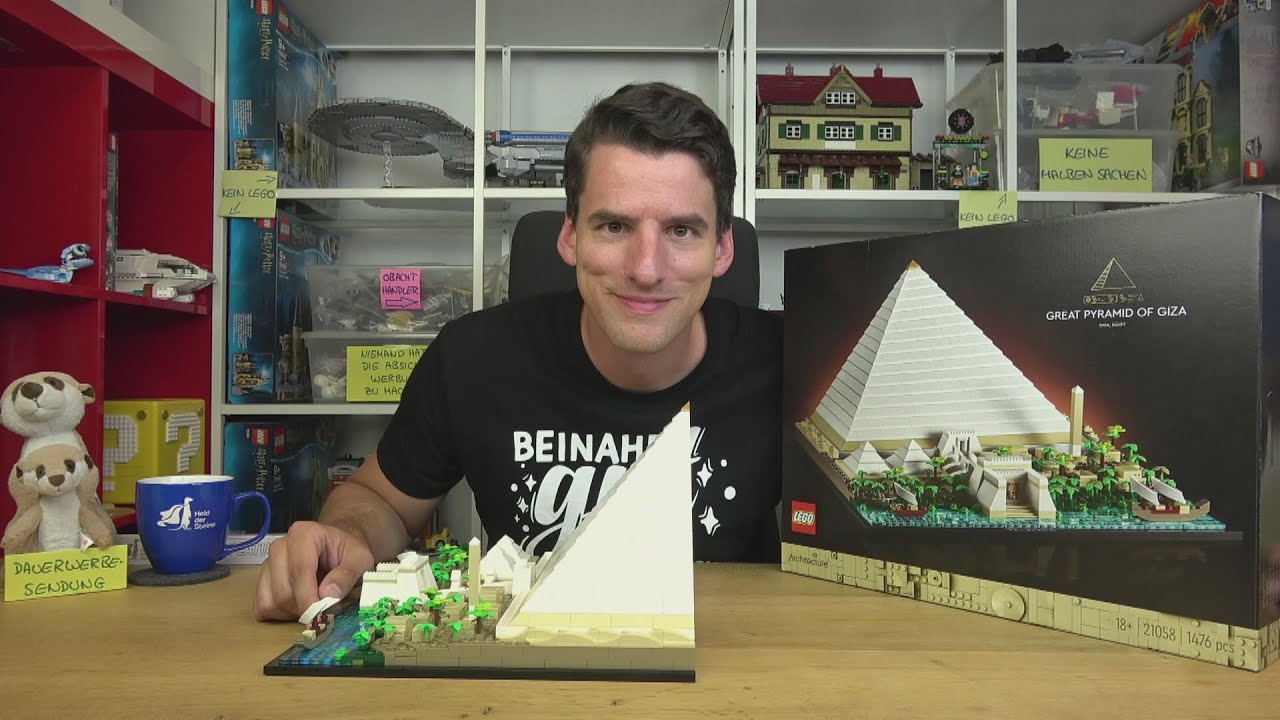 Kauf' zwei, dann hast Du eine! LEGO&reg; Architecture 21058 Eine H&auml;lfte einer der Pyramiden von Gizeh