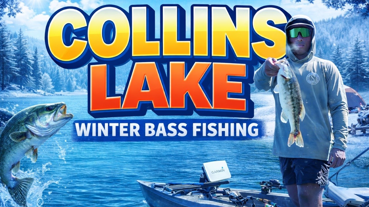 WINTER BASS FISHING AT COLLINS LAKE | BACK TO CALIFORNIA FISHING #bassfishing #kayakfishing