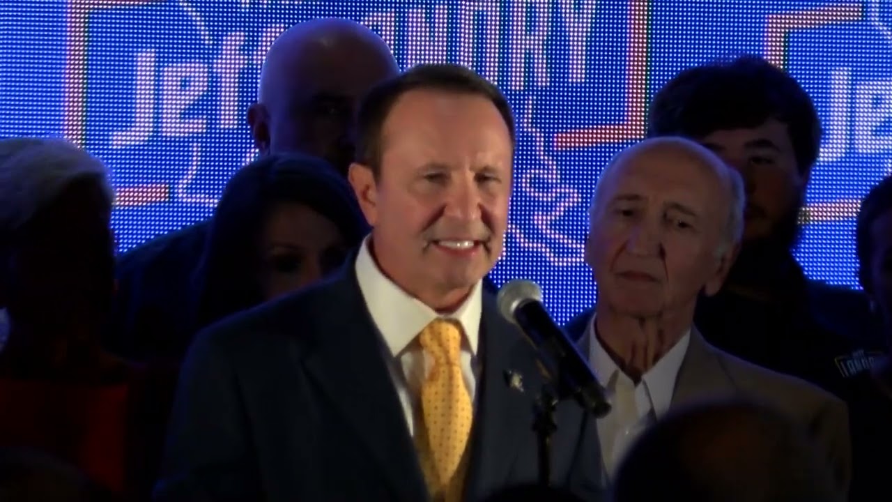 Governor-elect Jeff Landry delivers election night speech