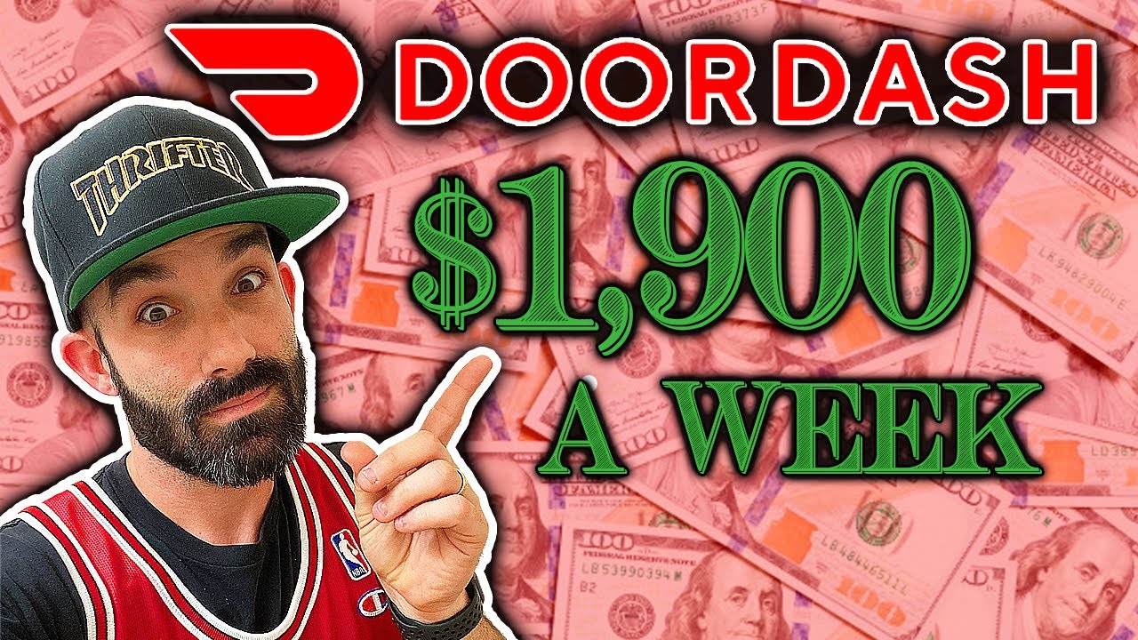 $1900 A WEEK - Making Money With Doordash