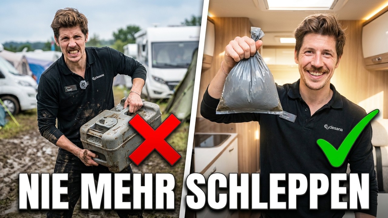 Clesana C1: Endlich keine Toiletten-Kassette mehr schleppen durch Verschweißtechnologie