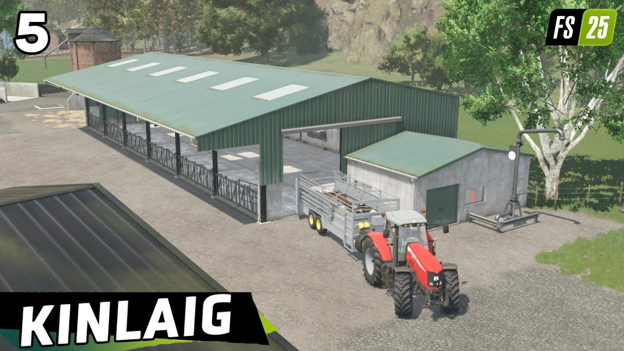 A New Shed For The Cows & Harvesting Spinach | Kinlaig #5 | FS25