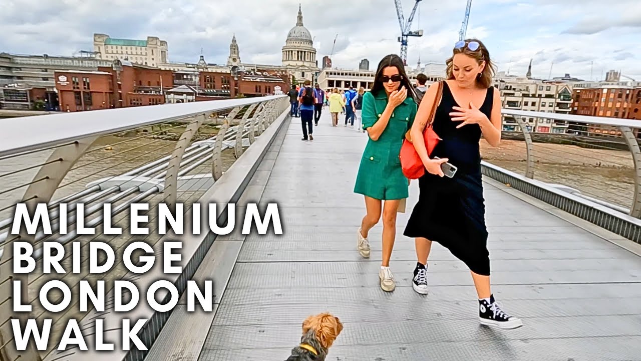 LONDON Millenium Bridge Walk #london #walk #travel
