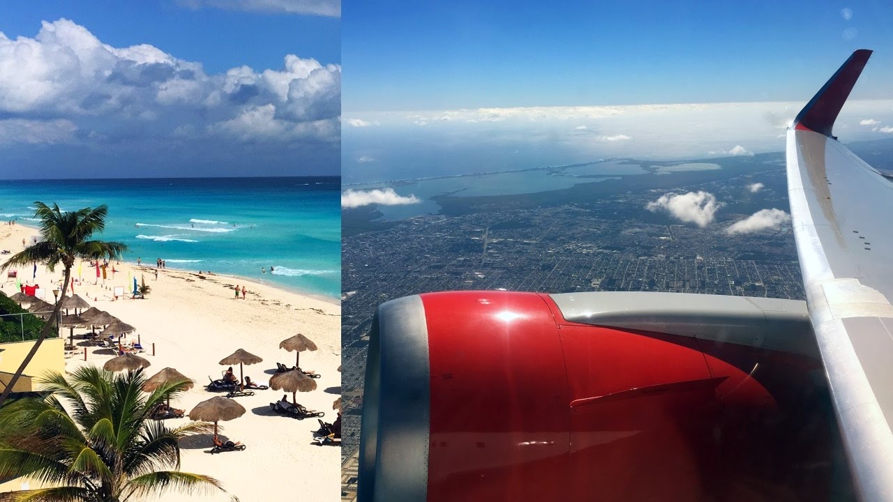 Cancun - Toronto Air Canada Rouge Boeing 767-300ER (C-GHLV)