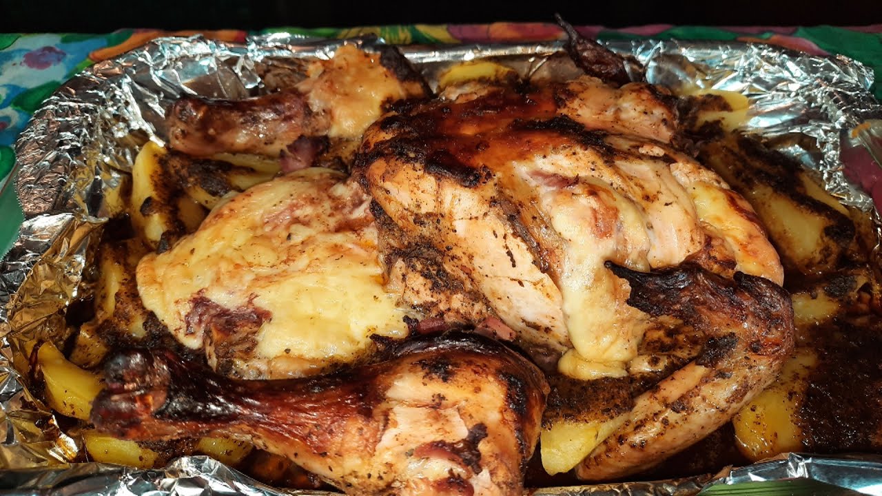 Pollo Relleno Horneado - Pollo Al Hornor Relleno De Jamon Y Queso