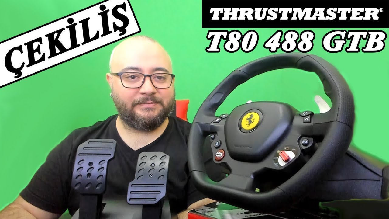 DİREKSİYON ÇEKİLİŞİ // THRUSTMASTER T80 FERRARI 488 GTB EDITION // KUTU AÇILIMI VE İNCELEME !!