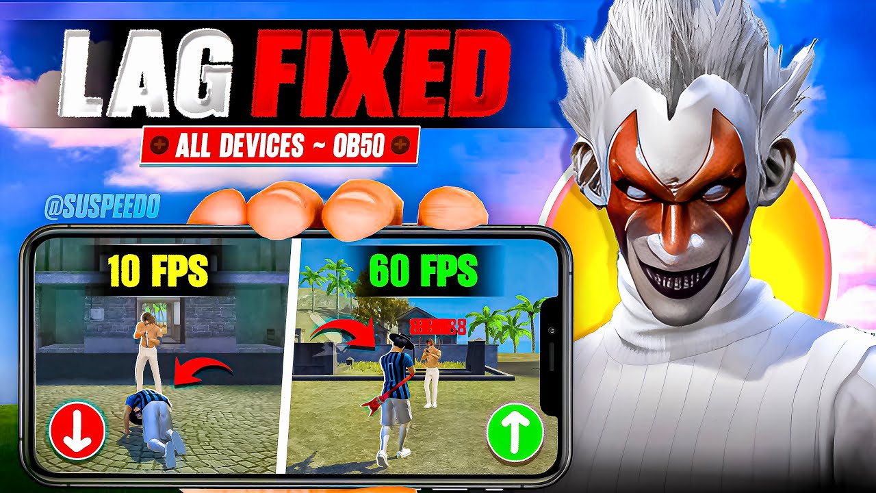 Free Fire Lag Fix After OB50 Update | Best Settings ⚙️ for Smooth Gameplay 🔥