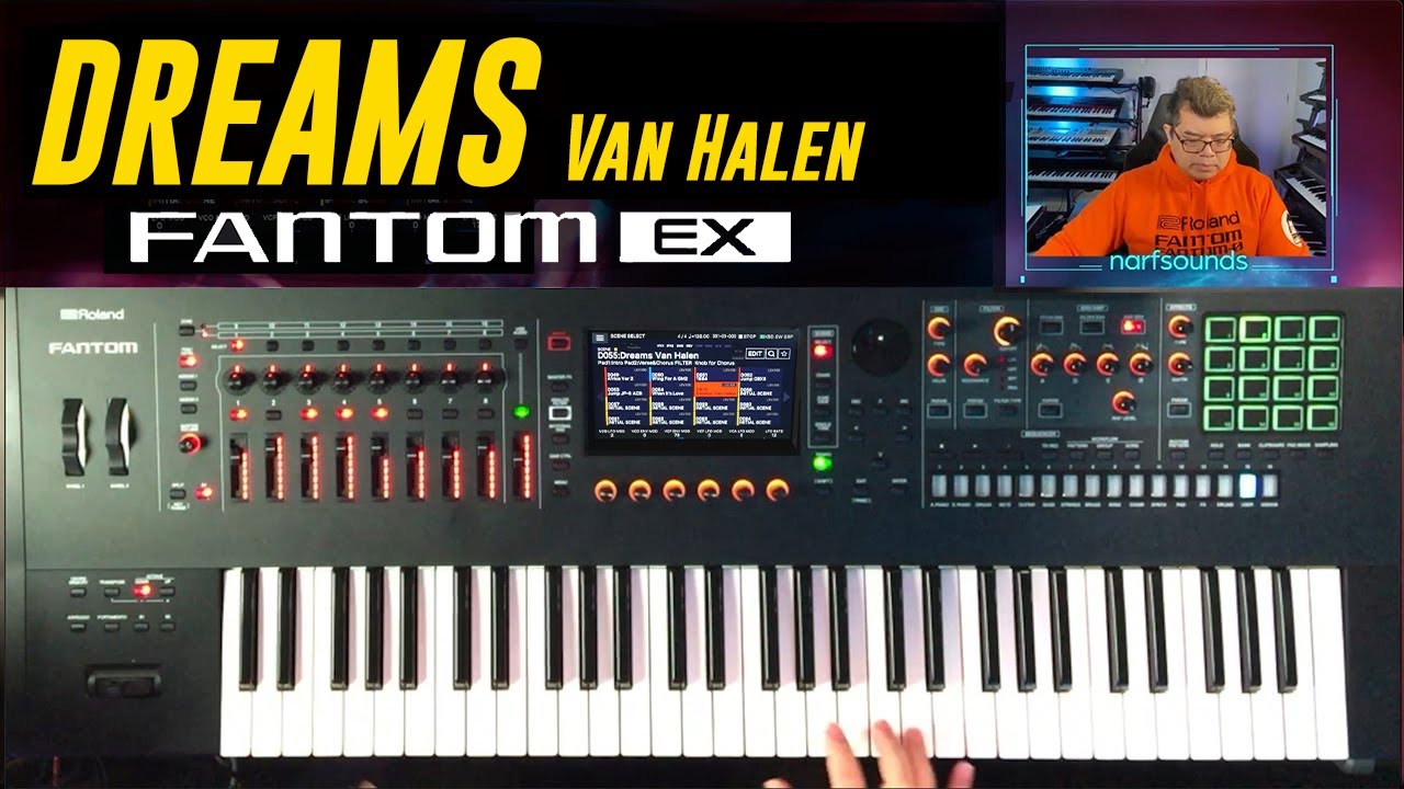 Dreams Van Halen Roland Fantom EX   | Jupiter-8 ACB & Synth Model, JD-800