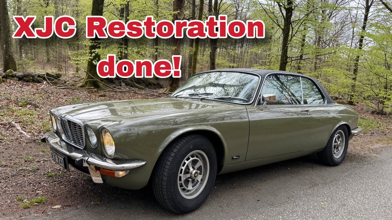 The Now Fern Grey XJC is Done! - Jaguar XJC Manual Restoration