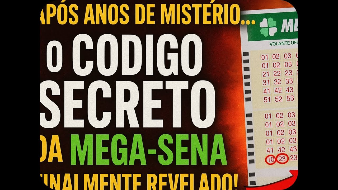&ldquo; O c&oacute;digo secreto da Mega-Sena Finalmente Revelado!&rdquo;