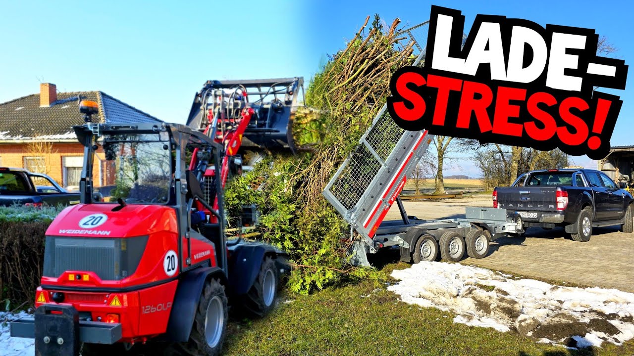 DAUEREINSATZ für WEIDEMANN 1260LP und TEMARED TRIDEM KIPPER! | STRÄUCHER OHNE ENDE! | Mr. Moto