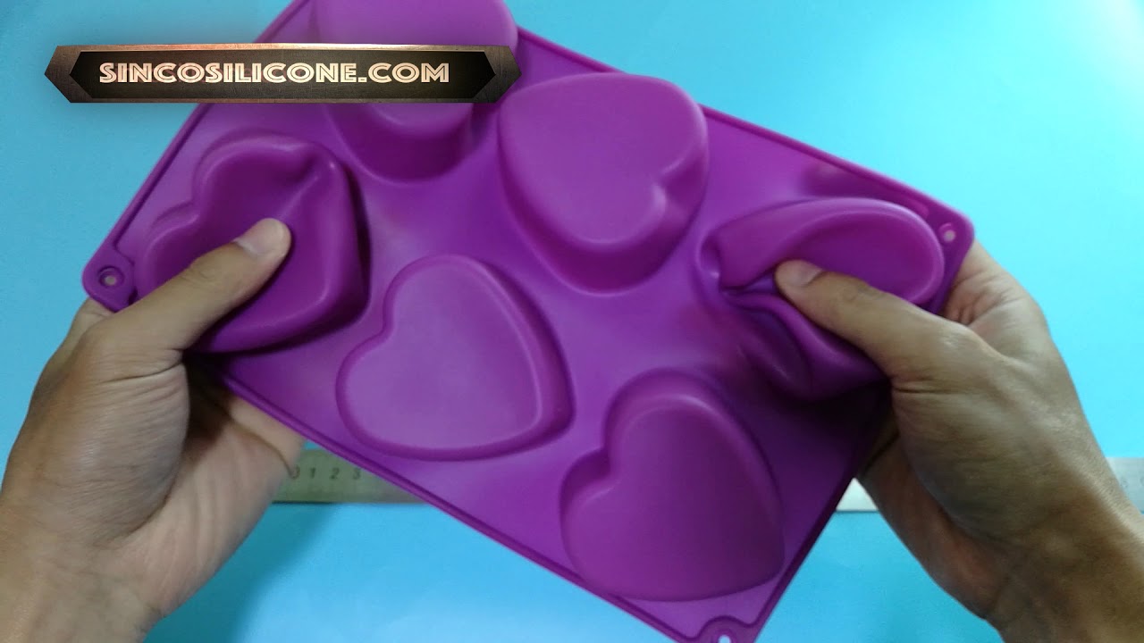 silicone heart mold pan / large silicone heart mold / heart shaped silicone mold
