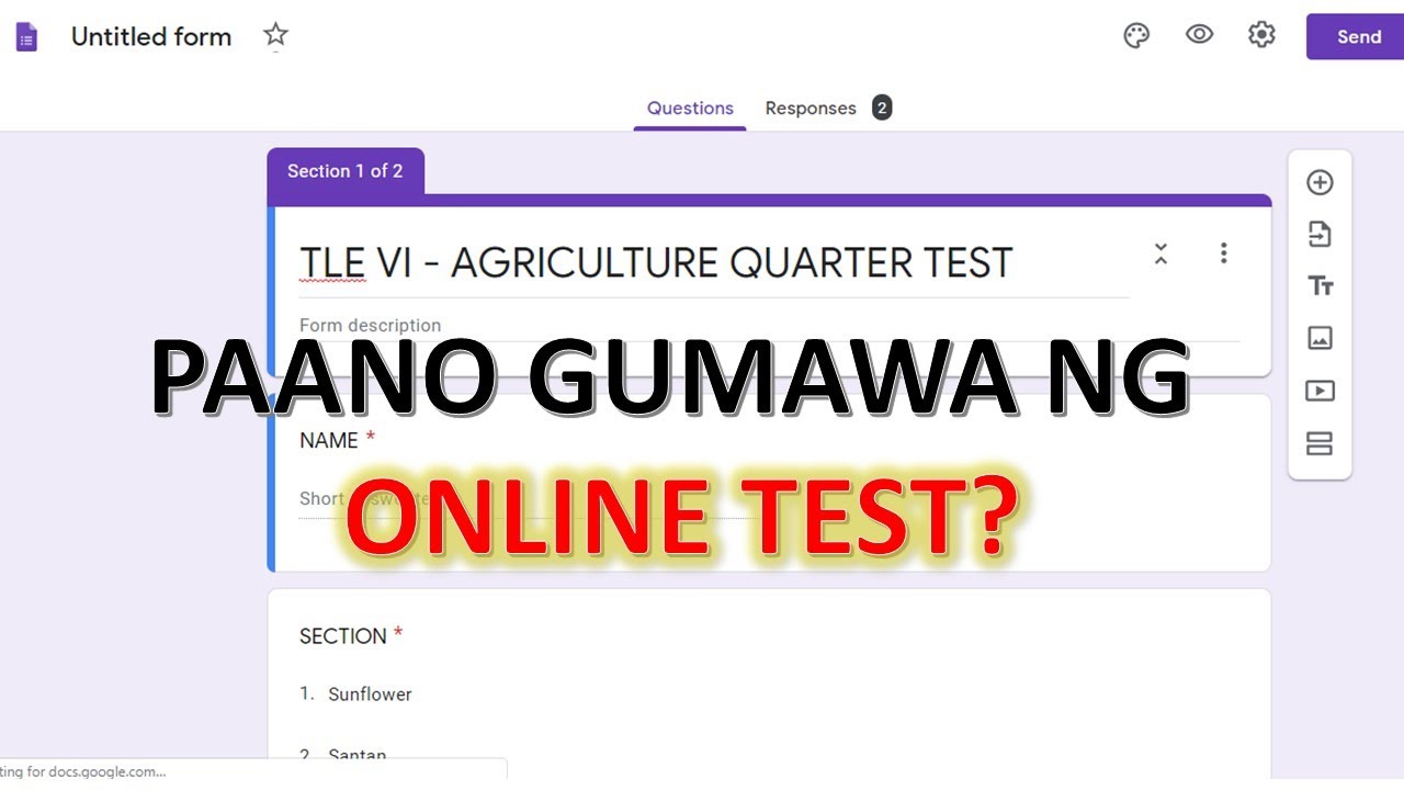 Paano Gumawa ng Online Test Gamit ang Google Forms | Titser Precy