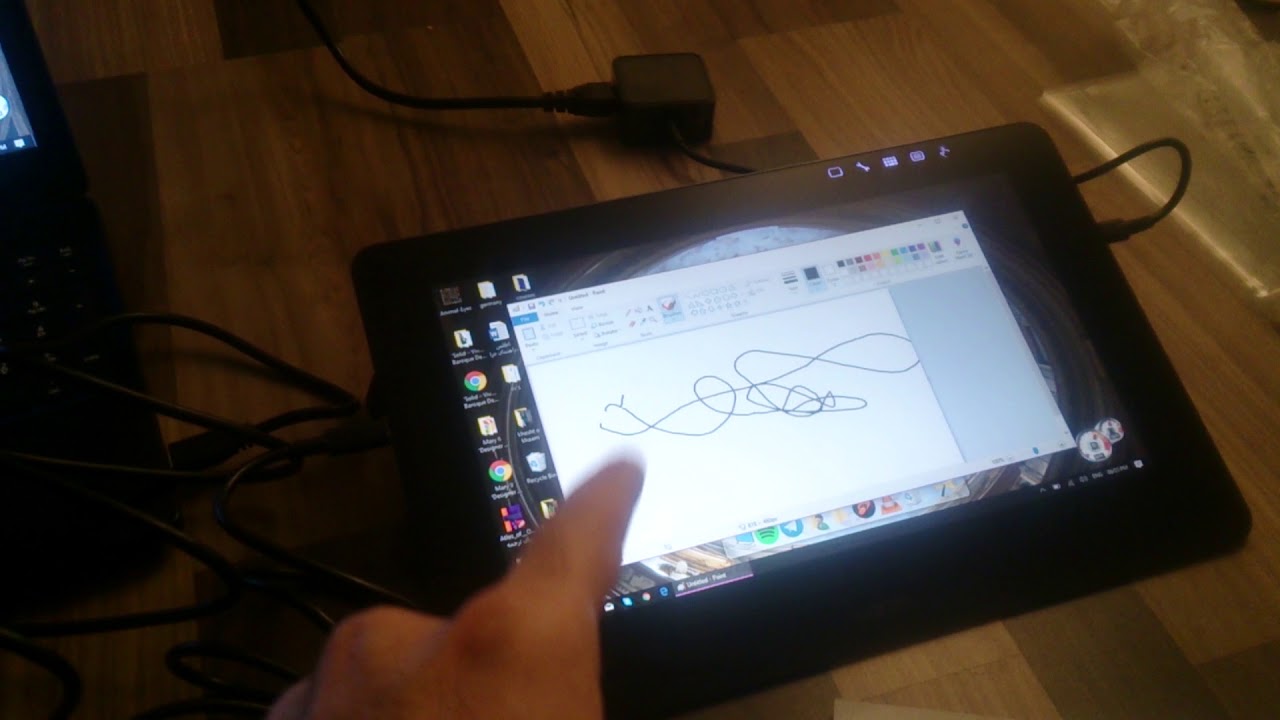 connecting the  wacom cintiq pro 13