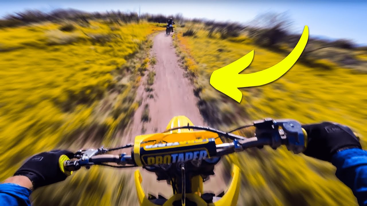 Exploring the Blooming Arizona Desert on my Dirtbike