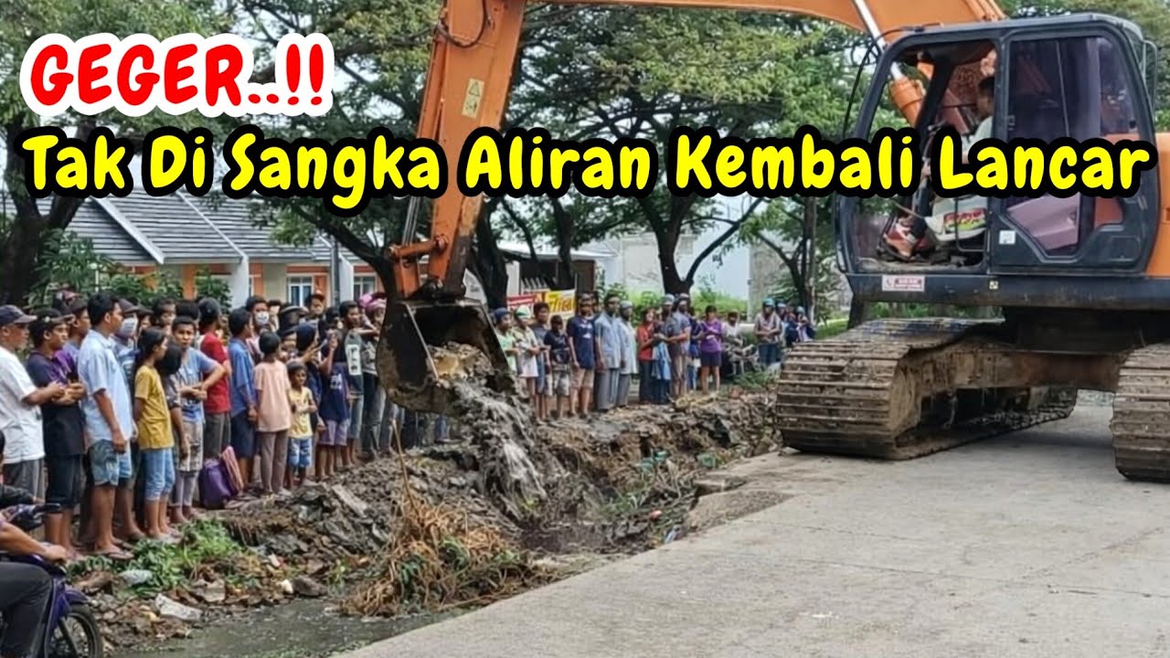 Geger‼️Pengerukan Kali Disaksikan Warga, Aliran Air Kembali Lancar #kangdedimulyadi #kdm #bapakaing 