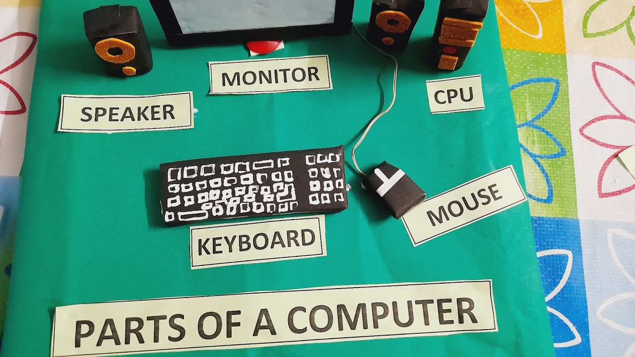 #parts of a computer #project#model#diy