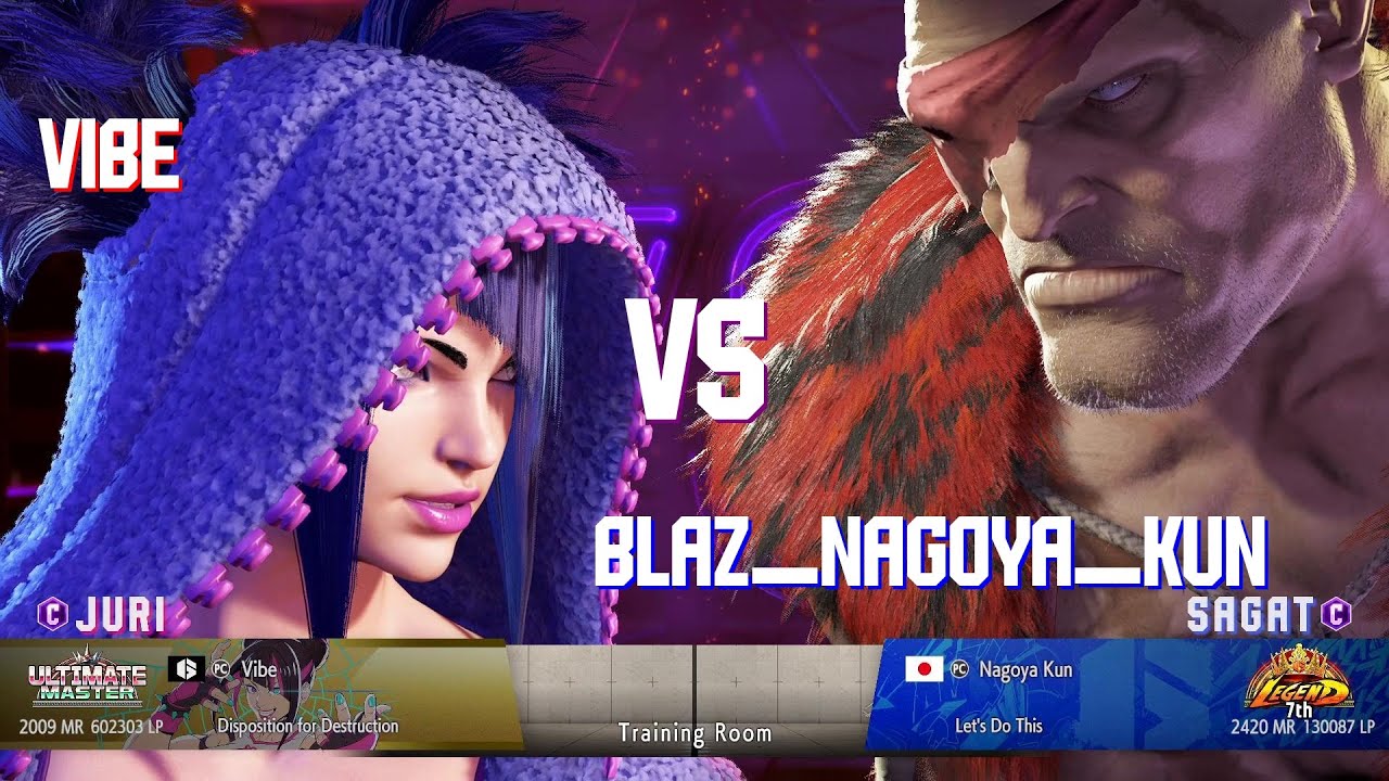 SF6 Vibe (Juri Classic) Vs Blaz_Nagoya_Kun (Sagat Classic)