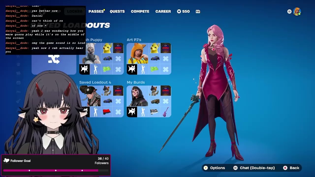 Lets play Fortnite (Absolute Chaos at the end) 🦇🖤✨