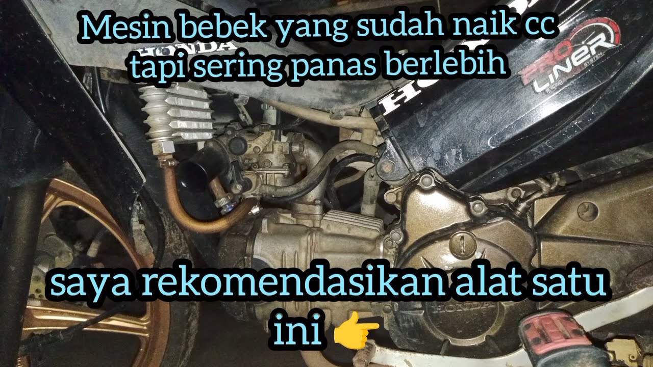 Mesin Revo absolut 130cc gunakan pendingin oli